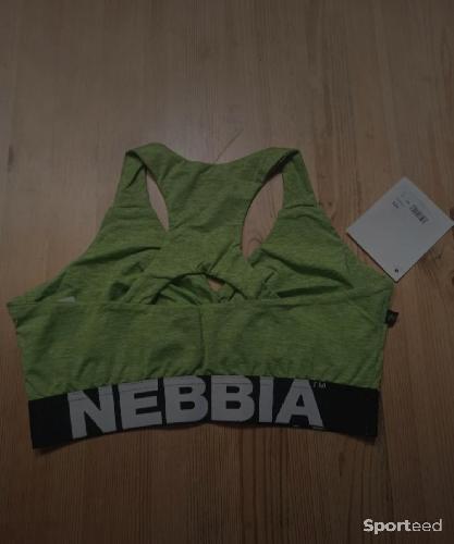 Pilates / Gym douce - Brassière sport nebbia L vert - photo 3