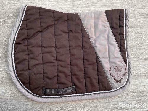 Equitation - Tapis de selle marron fouganza cheval - photo 5