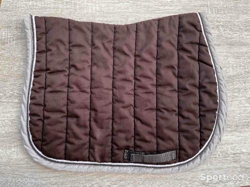 Equitation - Tapis de selle marron fouganza cheval - photo 5