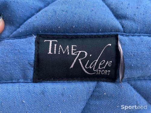 Equitation - Tapis de selle bleu CSO Time rider - photo 5