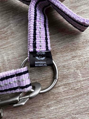 Equitation - Licol violet et longe rose taille cob - photo 5