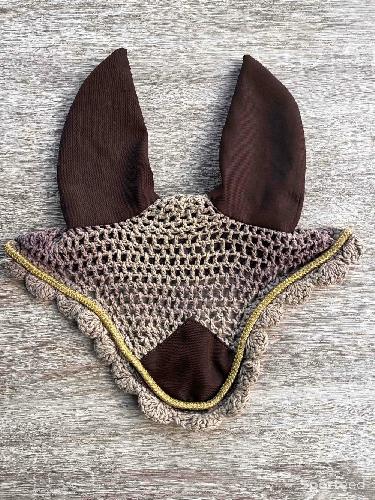 Equitation - Bonnet HKM beige marron cob - photo 3