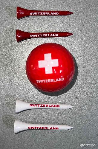 Balle de golf Suisse - Switzerland