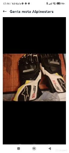 Moto route - Gants moto Alpinestars  - photo 6