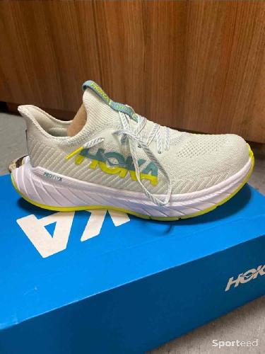 Course à pied route - Chaussures de running hoka carbon x3 - photo 6