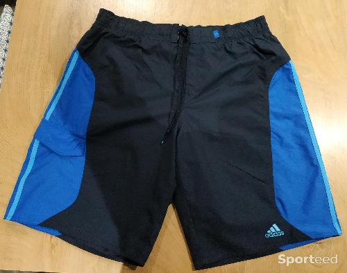 Course à pied route - Short Adidas homme bleu taille XL, état neuf - photo 6