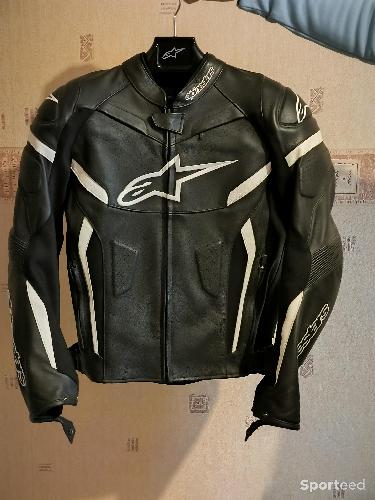 Moto route - Blouson cuir noir - photo 4