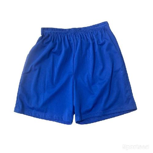 Short de Foot bleu