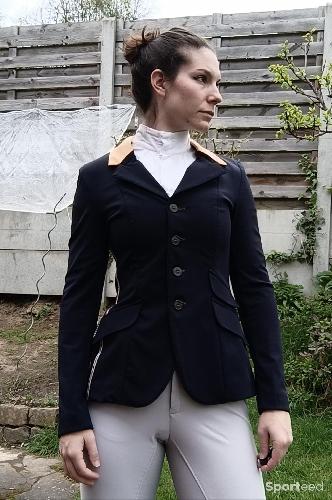 Equitation - Veste de concours manfredi bleue marine - photo 6