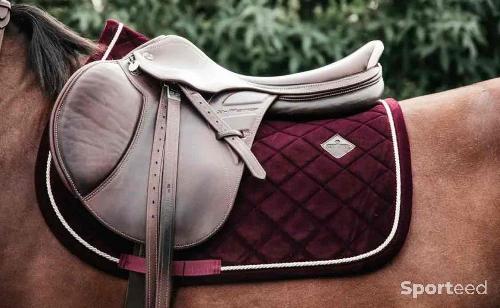 Equitation - Tapis de selle Corduroy show jumping  - photo 3