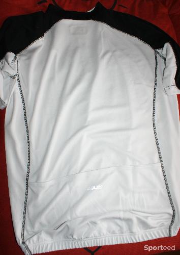 Vélo route - Maillot vélo manches courtes pour homme - marque AGU - taille xxl - blanc - photo 4