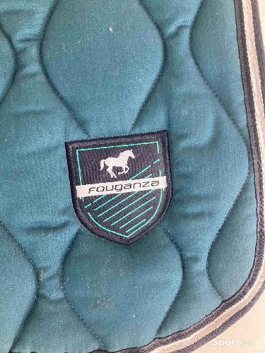 Equitation - Tapis fouganza bleu canard  - photo 3