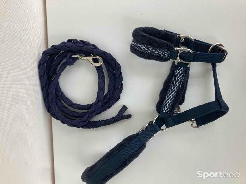 Licol bleu marine taille grand poney 