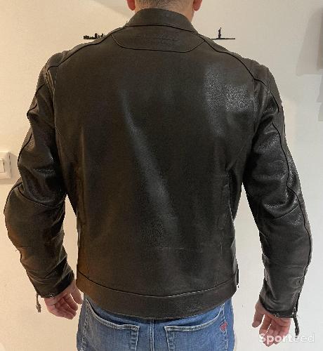 Moto route - Blouson cuir Indian - photo 6