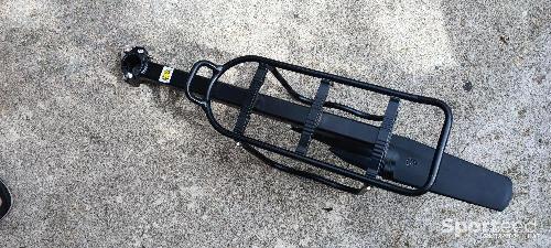 Porte bagages vélos Vtt de couleur noir 