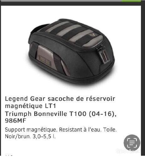 Sacoche de réservoir Legend