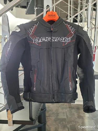 Moto route - Blouson moto homme cuir bering hunt-r - photo 5