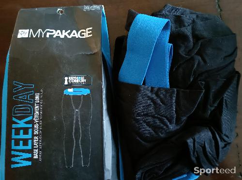 My Pakage Caleçon Weekday long john Black blue XL