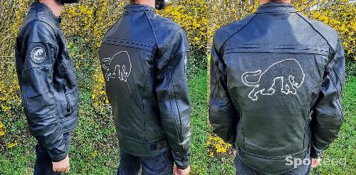 Moto route - Blouson Furygan cuir - photo 6