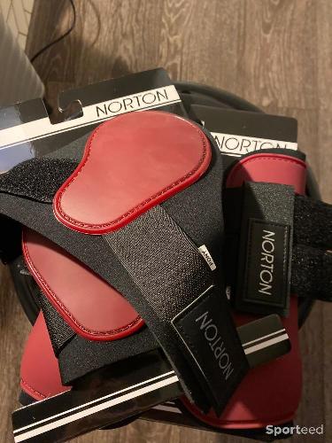 Ensemble, guêtres et protège boulet