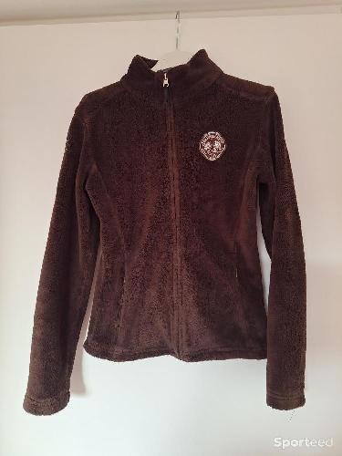 Equitation - Veste en polaire Marron flags and cup taille S - photo 5