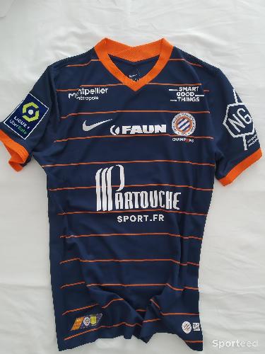 Football - Maillot Porté par Mavididi du Montpellier HSC - photo 6