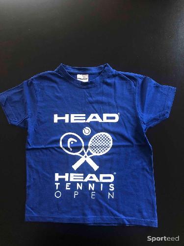 Tennis - Lot de 2 T-shirt HEAD bleu 10-12ans - photo 6