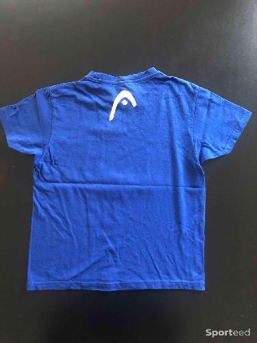 Tennis - Lot de 2 T-shirt HEAD bleu 10-12ans - photo 6