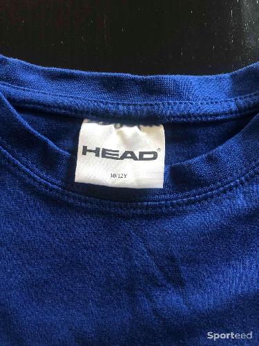 Tennis - Lot de 2 T-shirt HEAD bleu 10-12ans - photo 6