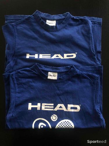 Tennis - Lot de 2 T-shirt HEAD bleu 10-12ans - photo 6