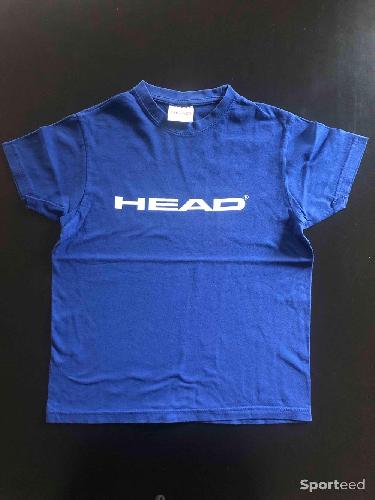 Tennis - Lot de 2 T-shirt HEAD bleu 10/12ans - photo 5
