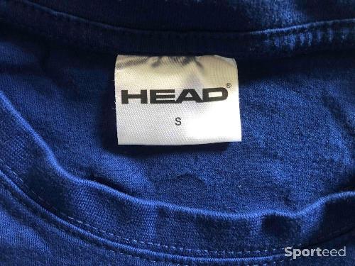 Tennis - T-shirt HEAD bleu taille S - photo 5