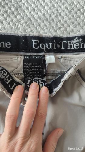 Equitation - Pantalon equitheme gris perle  - photo 6