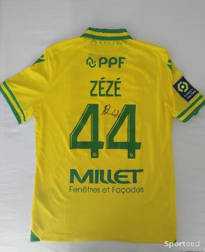 Football - Maillot Nathan Zézé-FC Nantes-Porté, Signé avec Certificat - photo 6