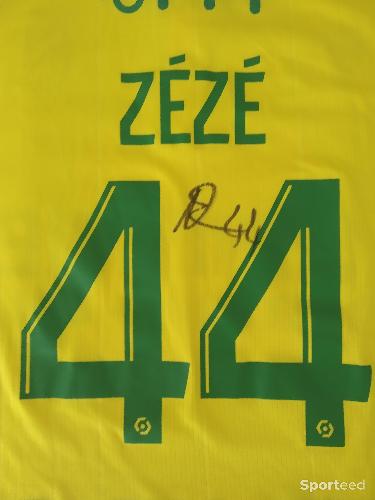 Football - Maillot Nathan Zézé-FC Nantes-Porté, Signé avec Certificat - photo 6