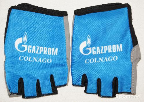 Vélo tout terrain - VTT - Gants vélo courts team 'Gazprom' - bleus - xl - photo 3