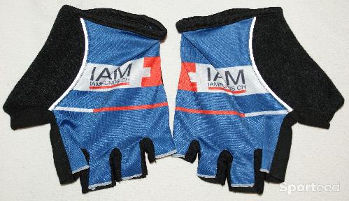 Vélo tout terrain - VTT - Gants vélo courts team 'IAM' - bleus - xl - photo 3