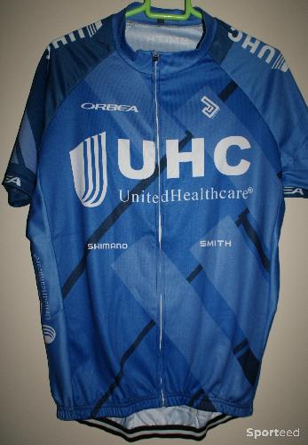 Vélo route - Maillot vélo été manches courtes, homme, team 'UHC', xxl, bleu - photo 4