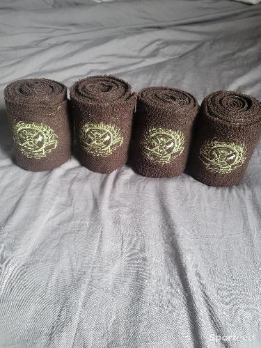 Bande de travail marrondes cheval