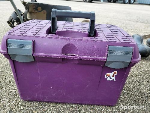 Boite de pansage violette 