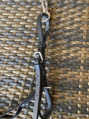 Equitation - Collier de chasse / martingale Eric Thomas noir NEUF - photo 6