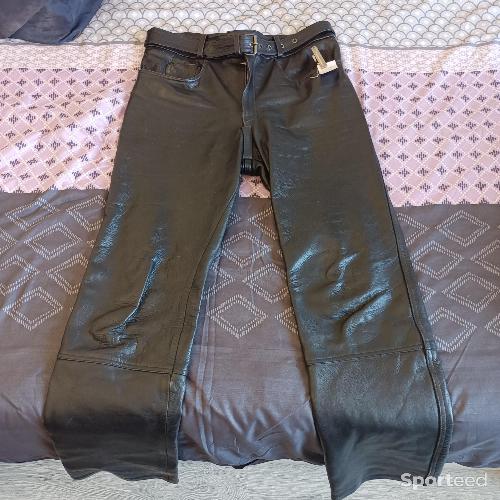 Moto route - Pantalon cuir - photo 3