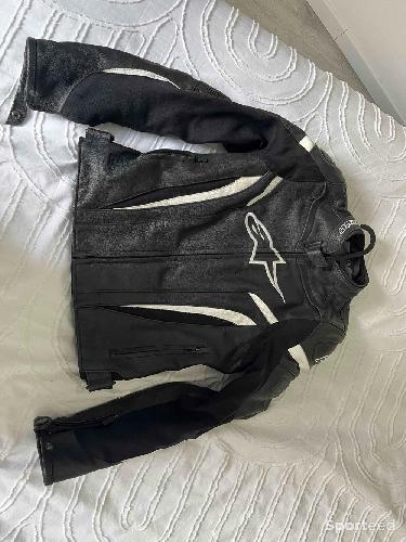 Moto route - Blouson cuir Alpinestars - photo 4