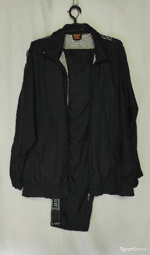 Sportswear - Ensemble veste-pantalon noir, coupe-vent  - photo 6