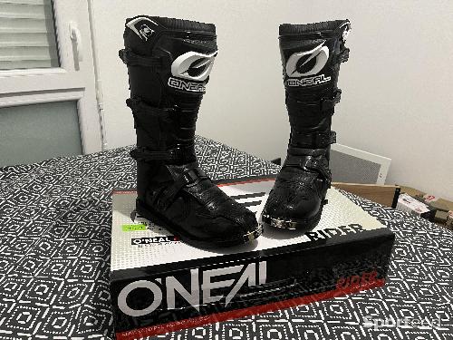 Moto cross - Bottes Cross O'Neal Rider Noires - photo 6