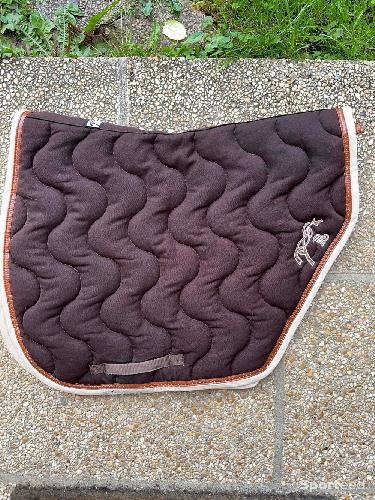 Equitation - Tapis Pénélope Leprevost coupe sport marron  - photo 4