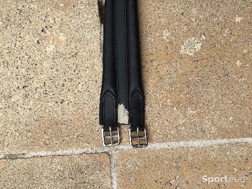 Equitation - Sangle 125 cuire noir  - photo 5