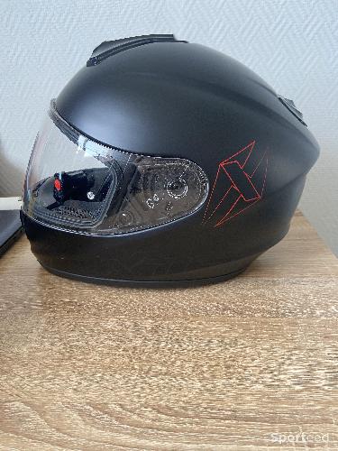 Moto route - Casque Dexter ATOME Fibre + Écran Fumé - NEUF (Jamais porté) - photo 6