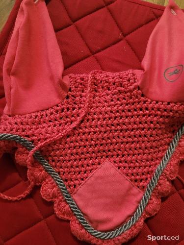 Equitation - Tapis + bonnet framboise - photo 5