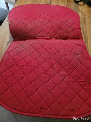 Equitation - Tapis + bonnet framboise - photo 5